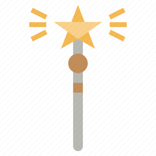 Fairy, mace, magic, star, tools, utensils, wand icon - Download on Iconfinder