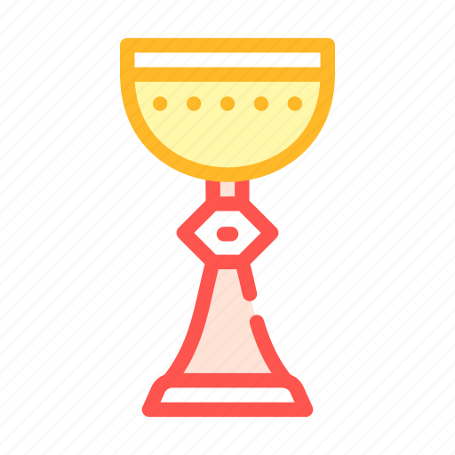 Goblet, middle, stained, cup, age, castle icon - Download on Iconfinder