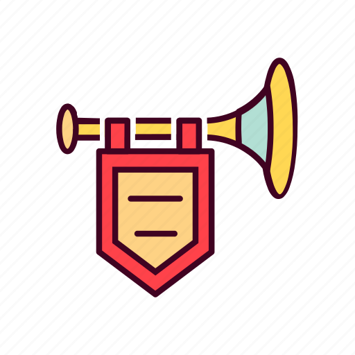 Medieval, sound, trumpet icon - Download on Iconfinder