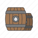 medieval, barrel, fuel, oil, beer, wine