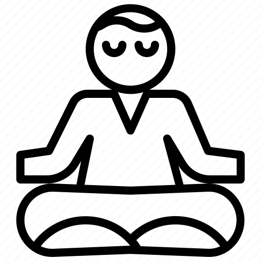 Meditation, calm, peace, lifestyle, yoga, meditating icon - Download on Iconfinder