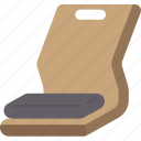 chair, meditation, backrest, support, floor