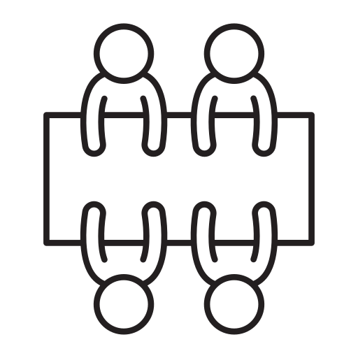 Company, meeting, discussion, teamwork, conference icon - Free download
