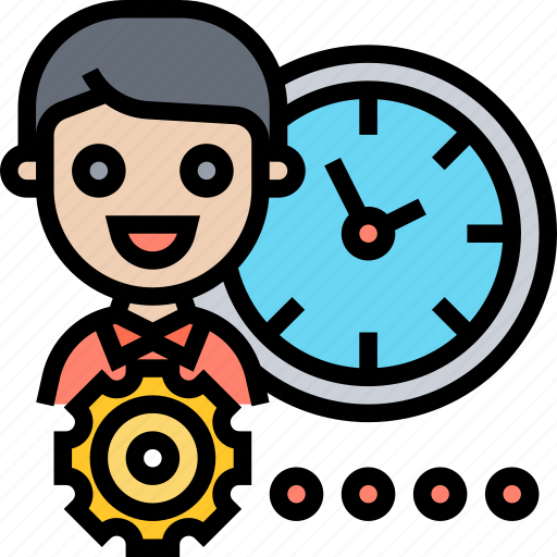 Time, management, efficiency, schedule, process icon - Download on Iconfinder