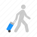 luggage, suitcase, travel, traveller