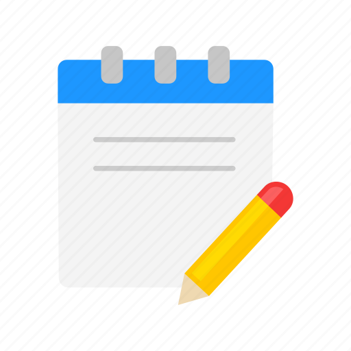 Journal, list, notebook, pen and paper icon - Download on Iconfinder