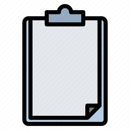 Clipboard, blank, document, paper, office, meterial, memo icon - Download on Iconfinder