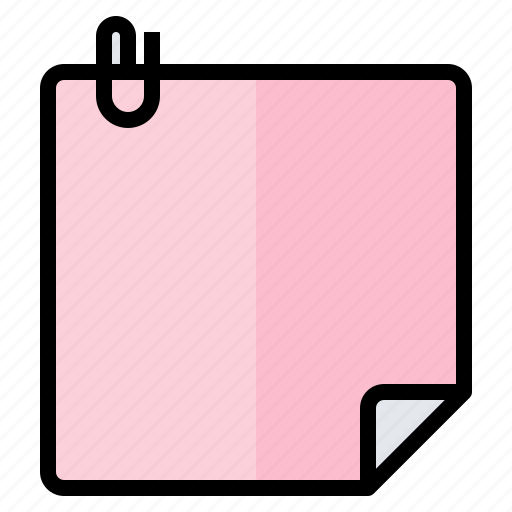 Sticky, note, memo, blank, post, it, publishing icon - Download on Iconfinder