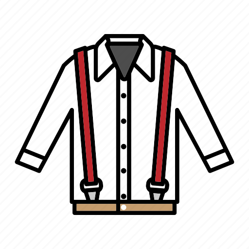 Accessory, fashion, stylize, suspender, vintage icon - Download on Iconfinder