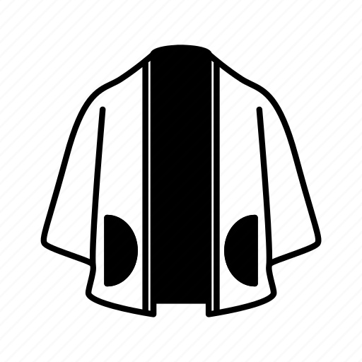 Clothing, distinctive, formal dress, haori jacket, traditional dress icon - Download on Iconfinder