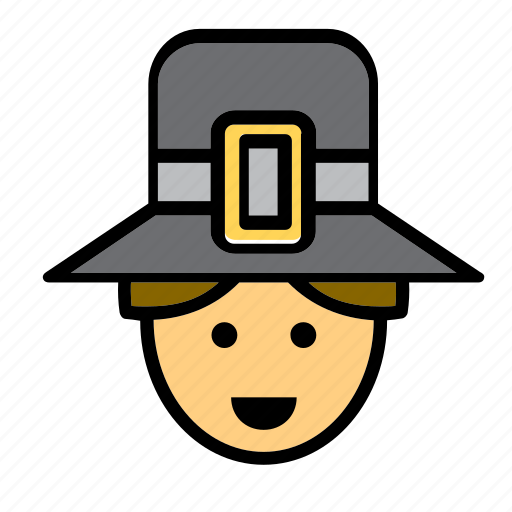 Avatar, face, man, people, person, pilgrim, user icon - Download on Iconfinder