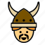 avatar, face, man, people, person, user, viking 
