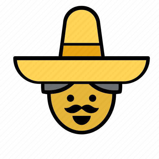 Avatar, face, man, mexican, mexico, people, person icon - Download on Iconfinder