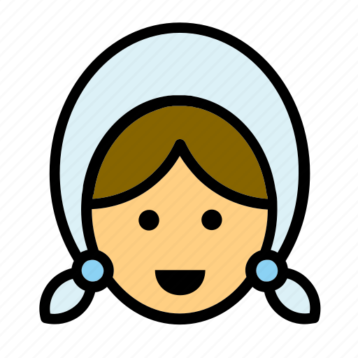 Amish, avatar, face, people, person, user, woman icon - Download on Iconfinder