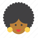afro, america, american, people, person, woman