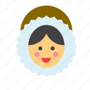 avatar, eskimo, face, people, person, user, woman 