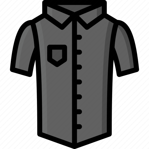 Clothing, colour, mens, shirt, short, sleeved icon - Download on Iconfinder