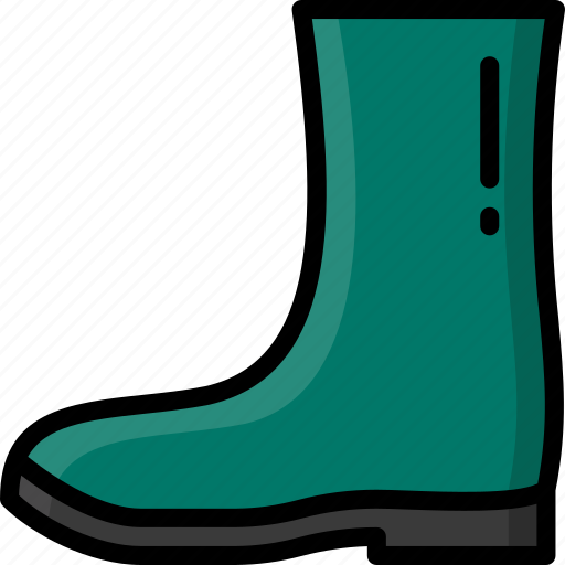 Boot, clothing, colour, mens, wellington icon - Download on Iconfinder