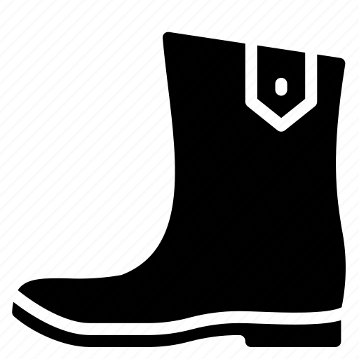 Boot, clothing, leather, mens, solid icon - Download on Iconfinder