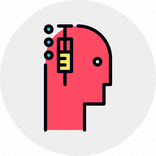 Addiction, addictive, brain, drug, head, health icon - Download on Iconfinder