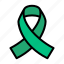 ribbon, mental, health, psychology, healthcare, symbol, therapy, support 