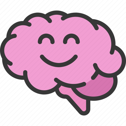 Brain, happy, health, mental, positive, smile icon - Download on Iconfinder