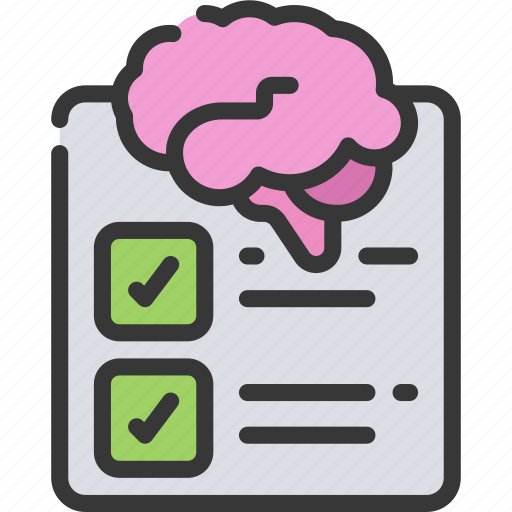Brain, checklist, health, mental, mind, organisation icon - Download on Iconfinder