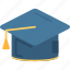 education, graduation, hat 
