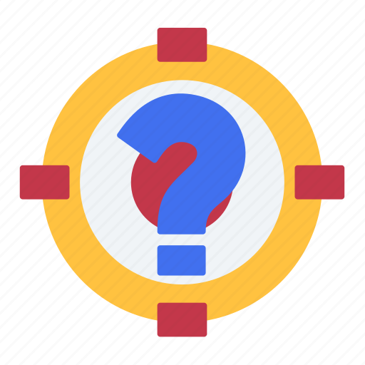 Question, target, ask icon - Download on Iconfinder