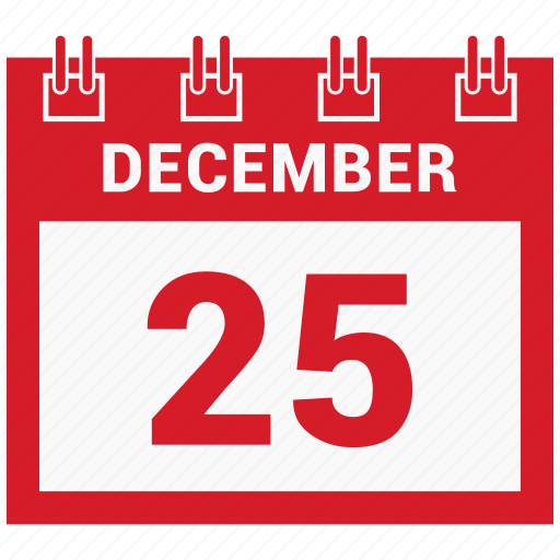 25 december, calendar, celebration, christmas, day, december icon - Download on Iconfinder