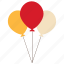 balloons, birthday, celebration, decoration, festival 