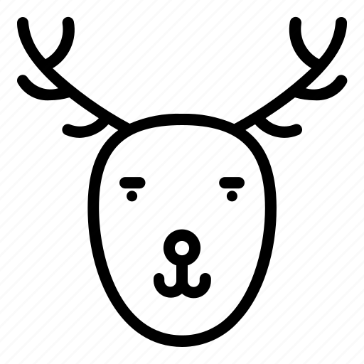 Christmas, deer, reindeer, snow, winter, xmas icon - Download on Iconfinder