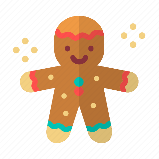 Gingerbread, ginger, man, cookie, biscuit, christmas icon - Download on Iconfinder
