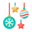 baubles, ball, christmas, star, ornament