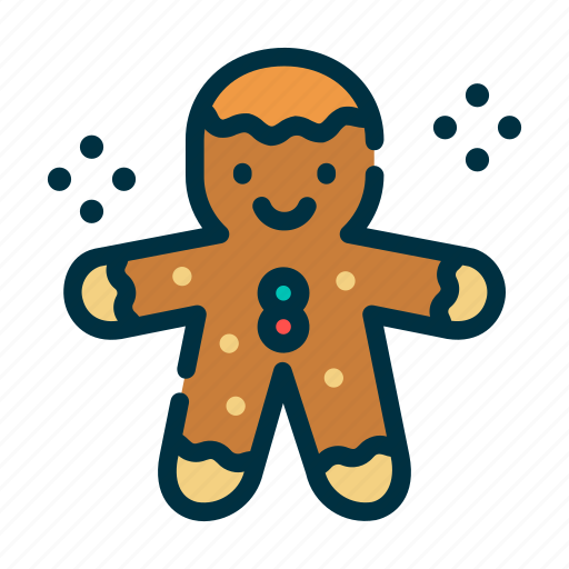 Gingerbread, man, cookie, biscuit, christmas, cake icon - Download on Iconfinder