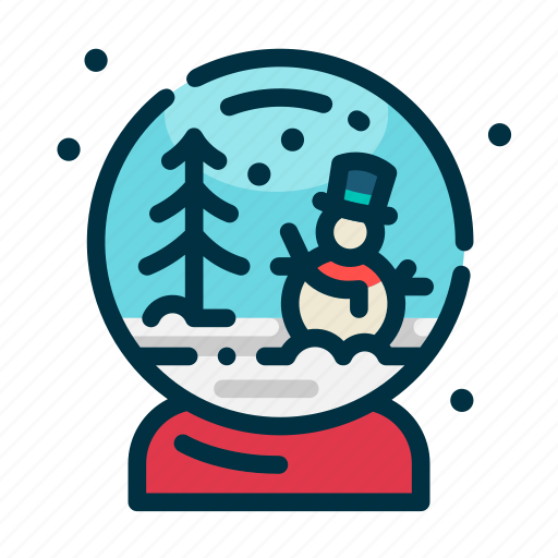 Snowglobe, snow, globe, decor, winter, gift, christmas icon - Download on Iconfinder