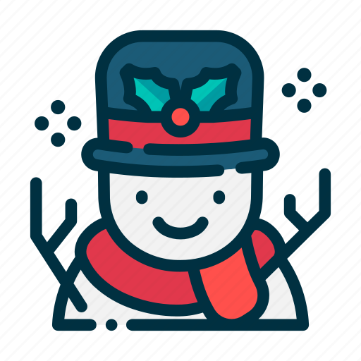 Snowman, snow, winter, avatar, character, christmas, new year icon - Download on Iconfinder