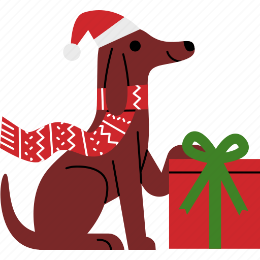 Dog, and, christmas, gifts icon - Download on Iconfinder