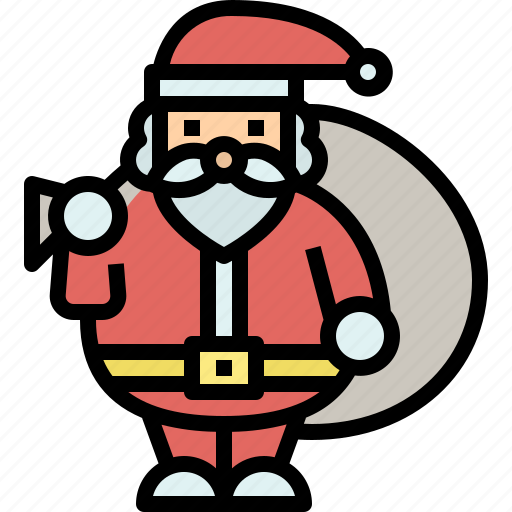 Merry, winter, christmas, santa, holiday, xmas, claus icon - Download on Iconfinder