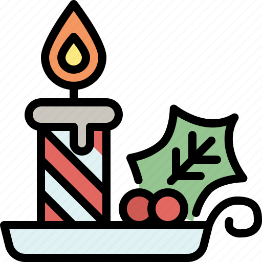 Merry, winter, christmas, candle, ornament, xmas, holiday icon - Download on Iconfinder
