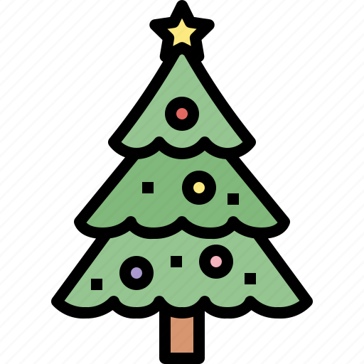 Merry, winter, christmas, holiday, ornament, xmas, tree icon - Download on Iconfinder
