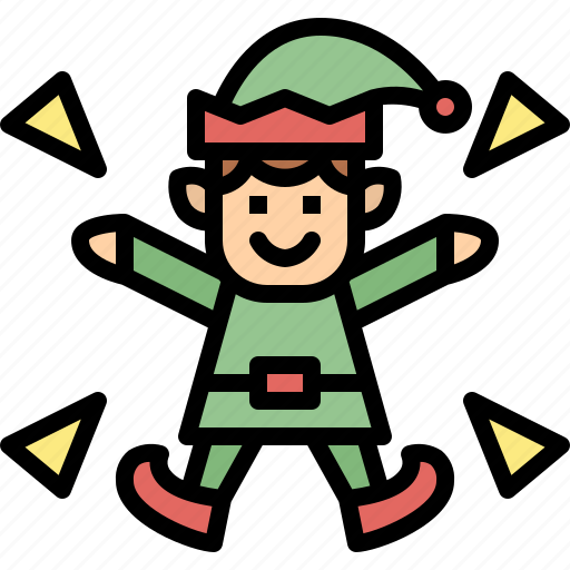Merry, winter, christmas, holiday, ornament, xmas, elf icon - Download on Iconfinder