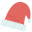 holiday, ornament, winter, christmas, santa, hat, merry 