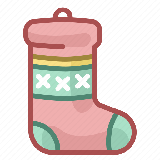 Christmas, decoration, gift, new year, sock, winter, xmas icon - Download on Iconfinder