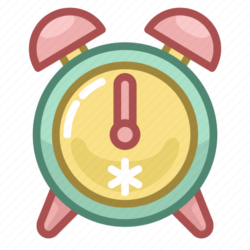 Alarm, christmas, clock, holiday, midnight, time, xmas icon - Download on Iconfinder