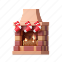 fireplace, christmas, celebration, xmas, winter, cold, holiday 