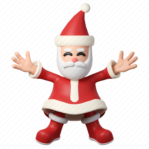 Santa, christmas, celebration, xmas, winter, cold, holiday 3D illustration - Download on Iconfinder