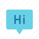 chat, greeting, hi, message, messenger, text
