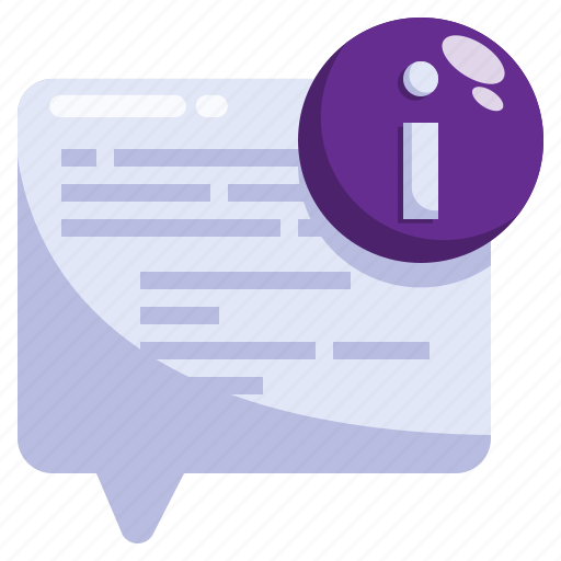Message, imformation, online, chat, communication, text, discussion icon - Download on Iconfinder
