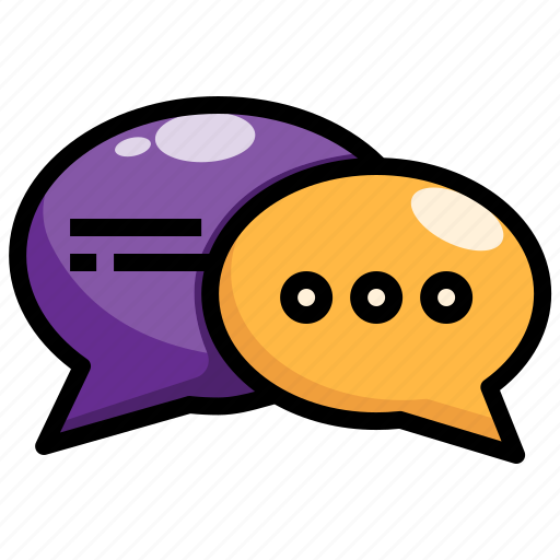 Message, online, chat, communication, text, discussion icon - Download on Iconfinder